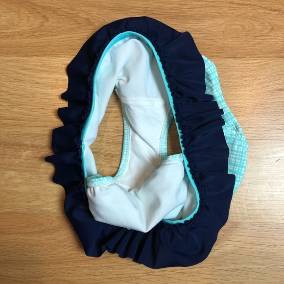 HANNA ANDERSSON blue navy ruffle swim bott… - Picture 5 of 6